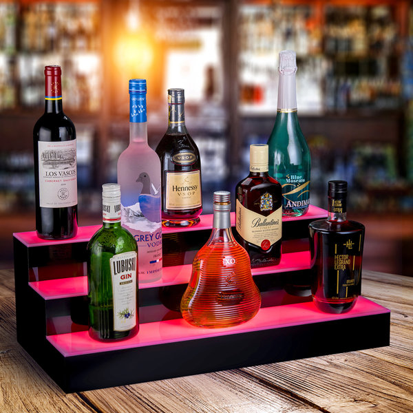 Angelenia Glowing Liquor Bottle Shelf